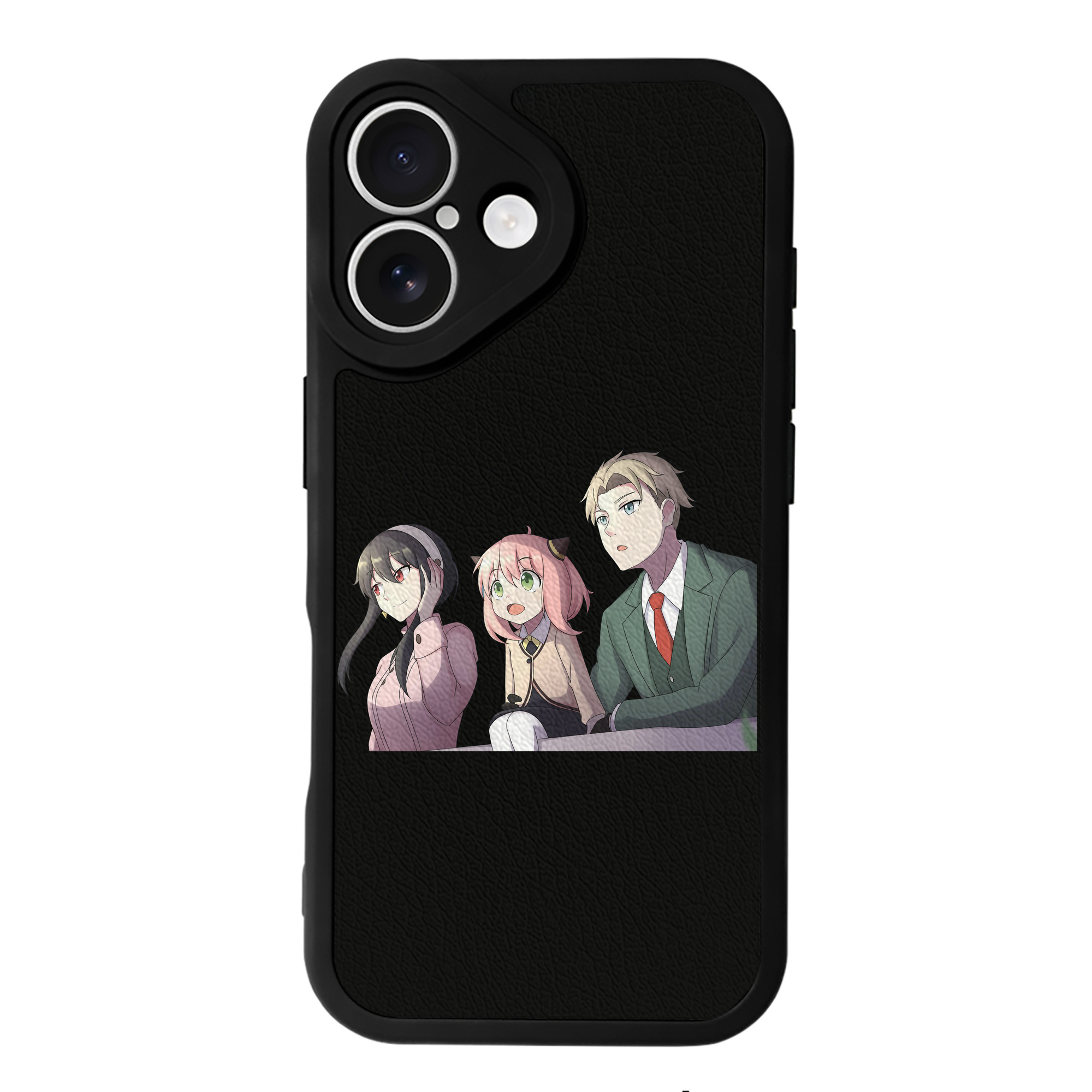 （画像用） SPY×FAMILY间谍家家酒 【iPhone 16シリーズ対応】シリコンスマホケース（レザー調） 材質：シリコン